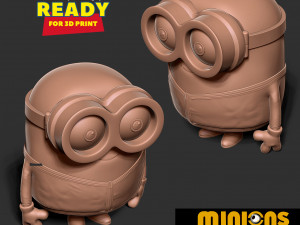 Bob the Minion 3D Print Model