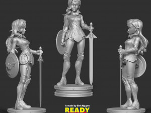 Wonder Woman - MultiVersus Fanart Model do druku 3D