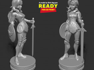 Wonder Woman - MultiVersus Fanart Model do druku 3D