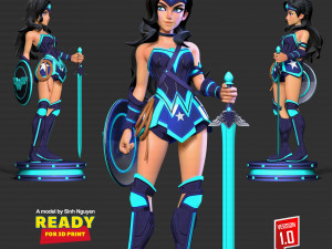 Wonder Woman - MultiVersus Fanart Model do druku 3D