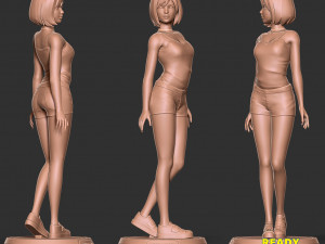 Innocent girl 3D Print Model