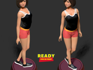 Innocent girl 3D Print Model