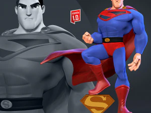 Superman estilizado Modelo de impresión 3D