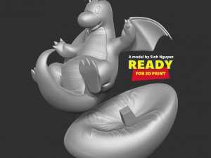 Dragonite - Pokemon Fanart 3D Принт Модель