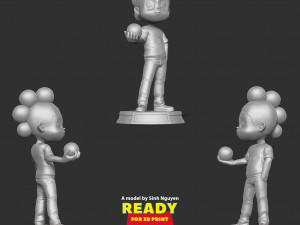 Minoru Mineta Fanart Modèles 3D en vedette
