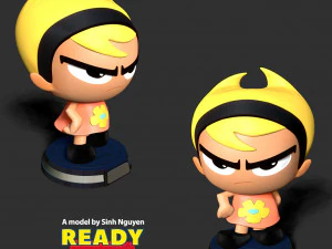 Mandy - Cartoon Network Fanart 3D Print Model