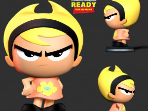 Mandy - Cartoon Network Fanart 3D Print Model
