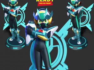 Mega Man X DiVE Modello di stampa 3D