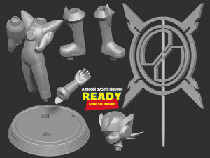 Mega Man X DiVE Modello di stampa 3D