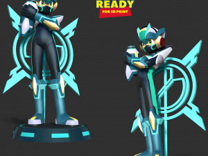 Mega Man X DiVE Modello di stampa 3D