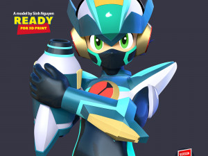 Mega Man X DiVE Modello di stampa 3D