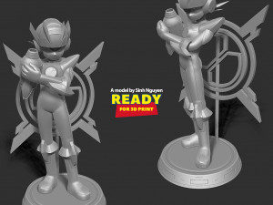 Mega Man X DiVE Modello di stampa 3D