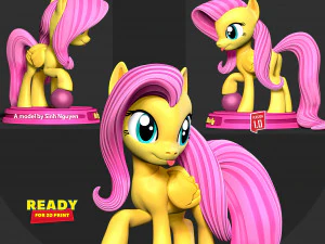 Fluttershy - Little Pony 3D Print Model
