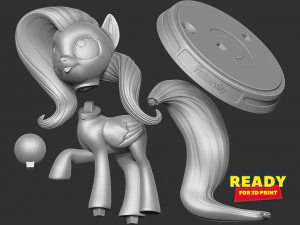 Fluttershy - Little Pony 3D Print Model