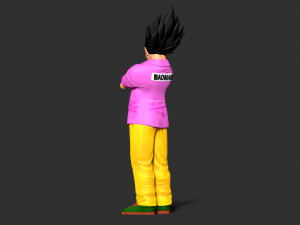 Badman Vegeta - Dragon Ball Fanart 3D Print Model