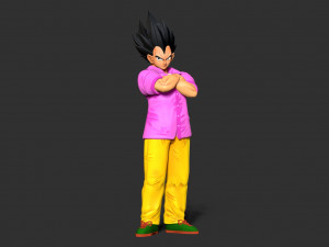 Badman Vegeta - Dragon Ball Fanart 3D Print Model