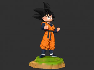 Son Goten - Dragon Ball Fanart 3D Print Model