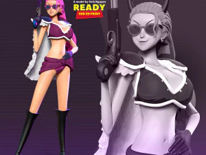 जिनरम्मी - वन पीस फ़ैनार्ट 3D प्रिंट मॉडल