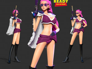 Ginrummy - One Piece Fanart 3D Принт Модель