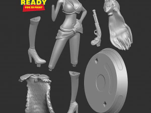 Ginrummy - One Piece Fanart 3D Print Model