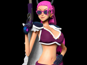 Ginrummy - One Piece Fanart 3D Print Model