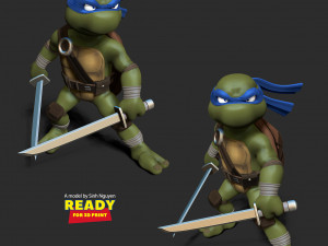 Leonardo - Teenage Mutant Ninja Turtles 3D Print Model
