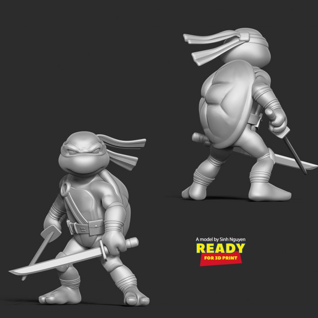 Leonardo - Teenage Mutant Ninja Turtles 3D Print Model in Monsters &  Creatures 3DExport