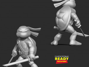 Leonardo - Teenage Mutant Ninja Turtles 3D Print Model
