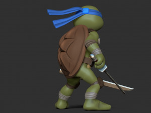 Leonardo - Teenage Mutant Ninja Turtles 3D Print Model