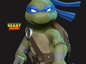 Leonardo - Teenage Mutant Ninja Turtles 3D Print Model