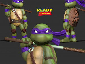 Donatello - Teenage Mutant Ninja Turtles 3D Принт Модель