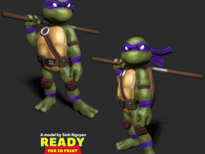 Donatello - Teenage Mutant Ninja Turtles 3D Принт Модель
