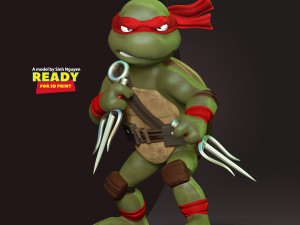 Raphael - Teenage Mutant Ninja Turtles 3D प्रिंट मॉडल