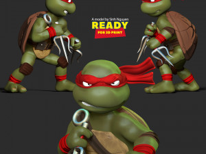 Raphael - Teenage Mutant Ninja Turtles 3D Принт Модель