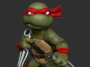 Raphael - Teenage Mutant Ninja Turtles 3D Print Model