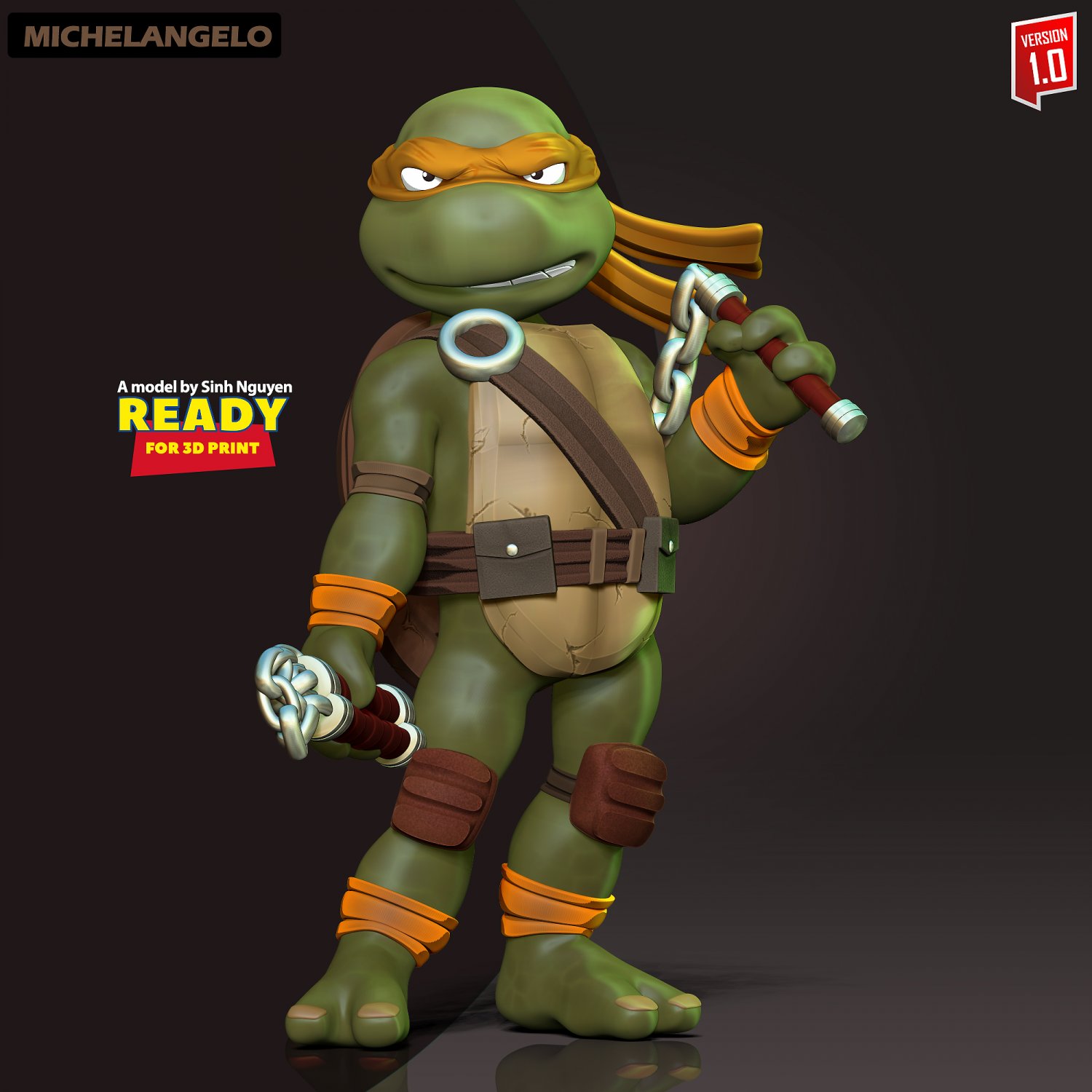 Mutant Origins: Michaelangelo (Teenage Mutant Ninja Turtles) eBook