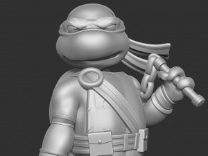 Michelangelo - Teenage Mutant Ninja Turtles 3D Print Model