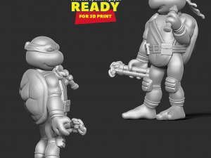 Michelangelo - Teenage Mutant Ninja Turtles 3D Print Model