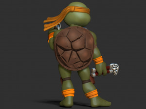 Michelangelo - Teenage Mutant Ninja Turtles 3D Print Model