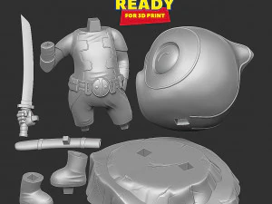 Chibi havuzu 3D Baskı Modeli