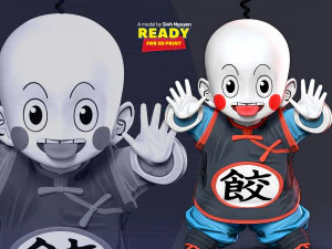 Chiaotzu - fanart de Dragon Ball Modelo de Impressão 3D