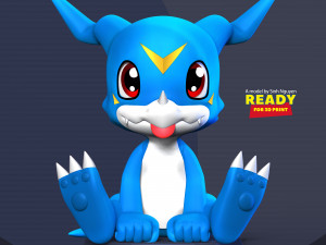 Veemon - Digimon Adventure 3D-printmodel