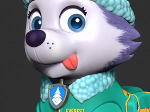 Everest - Paw Patrol 3D Print Model