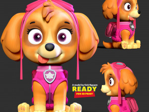 Skye - Paw Patrol Modèles 3D en vedette