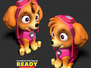 Skye - Paw Patrol 3D Print Model