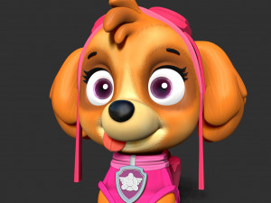 Skye - Paw Patrol Modèles 3D en vedette