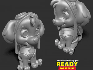 Skye - Paw Patrol 3D Print Model