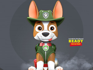 Tracker - Paw Patrol Fanart 3D Print Model