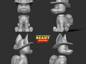 Tracker - Paw Patrol Fanart 3D-printmodel
