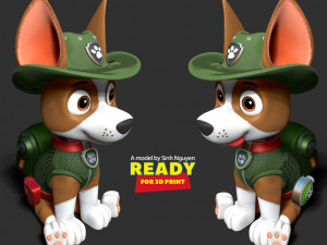 Tracker - Paw Patrol Fanart 3D-printmodel